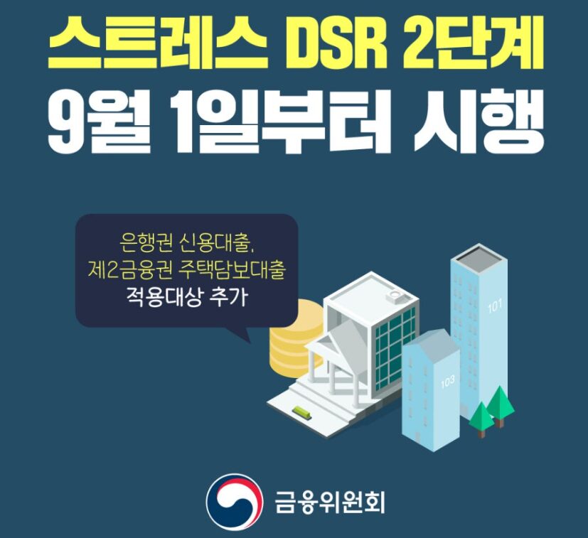 스트레스 DSR 2단계 금융위원회 팝업 이미지